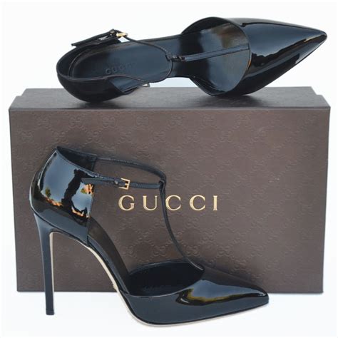 gucci blue satin heels|black gucci high heels.